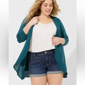 Torrid 0X drape cardigan
